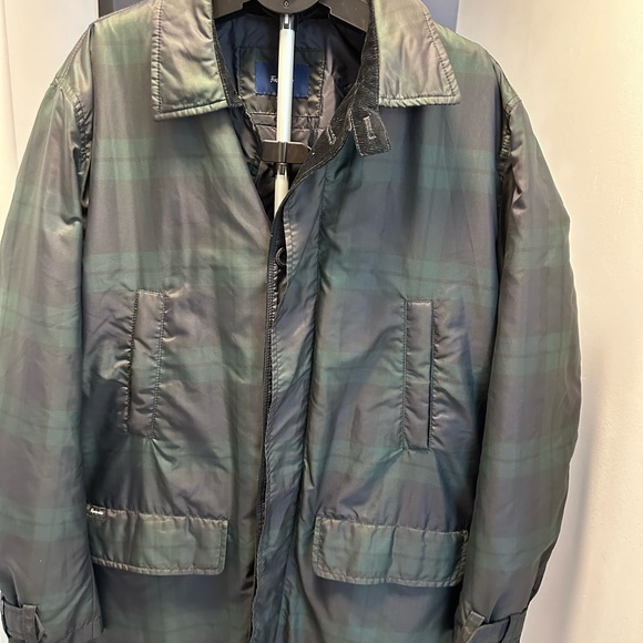 FACONNABLE RAIN COAT….VERY DURABLE AND WARM IN A WET COLD RAIN…FITS L/XL/XXL - Picture 1 of 8